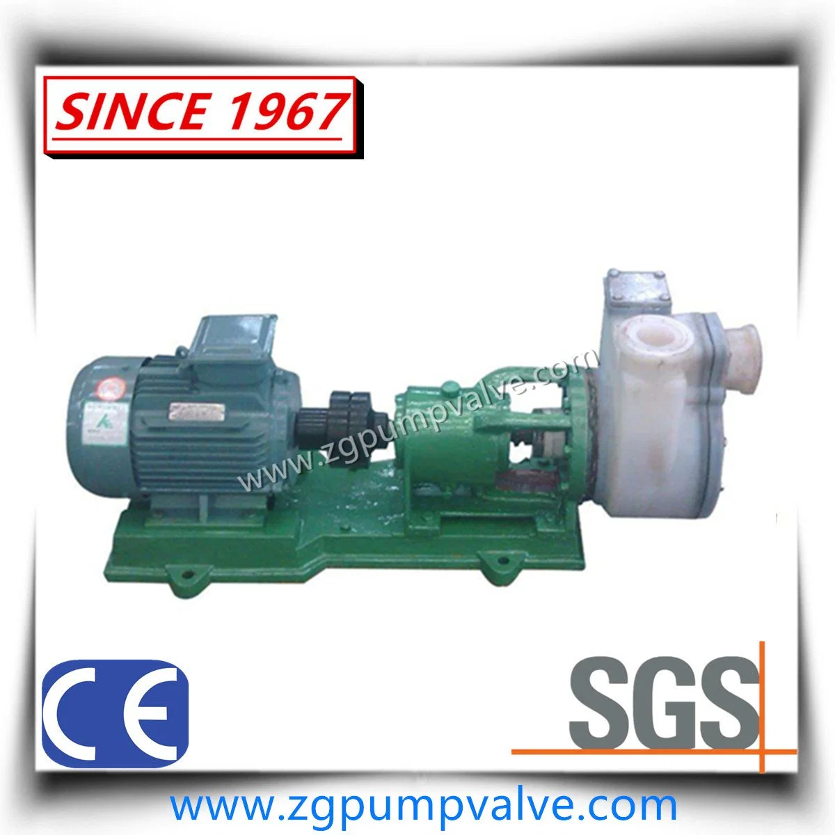 PTFE, F46, PFA Lined Centrifugal Pump, PFA Lining Industrial Chemical Pump