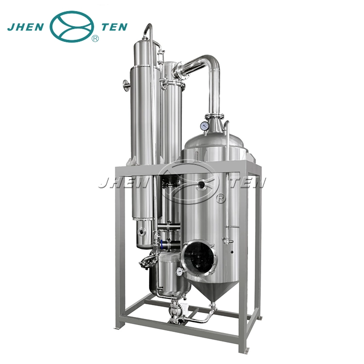 Stainless Steel Oil Evaporation Equipment Falling Film Vacuum Evaporator