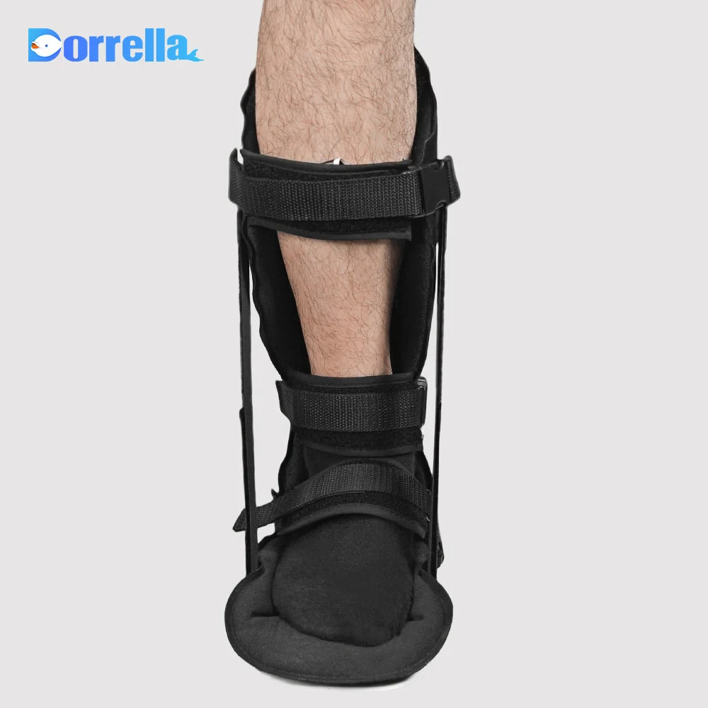 Médico Stablilla nocturna ajustable pie de caída Ortesis plantar pie Fasciitis Tobillo Brace Noche de tablillas de tobillo