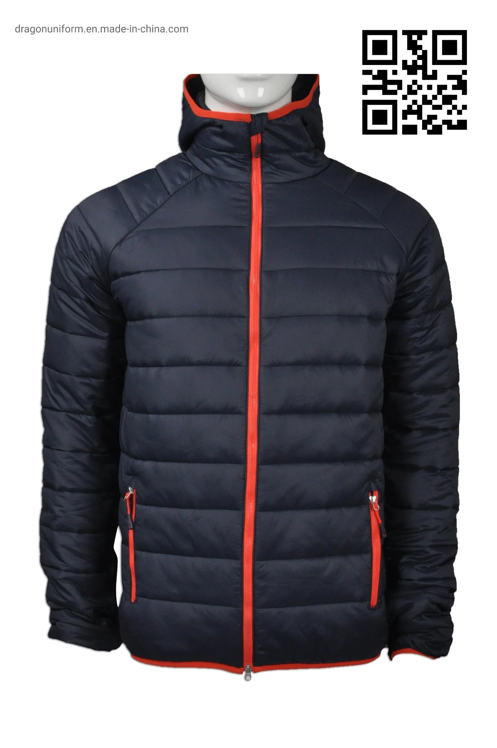 Hembra de alta calidad cálido invierno espesar sólida de los hombres encapuchados Parkas Casual Slim negro macho de Bolsillo de cremallera abajo Coat chaquetas