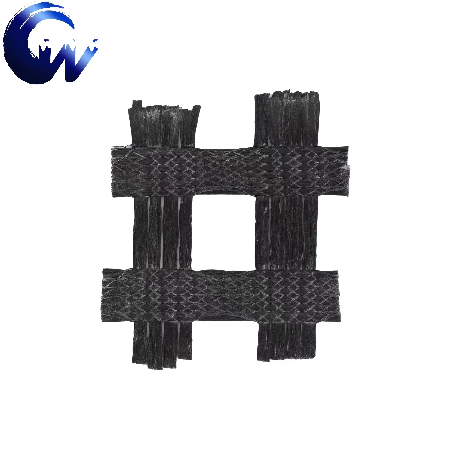 Plastique Polyester Geogrid Tissu Grille Mur de soutènement pour la construction de routes terminales.