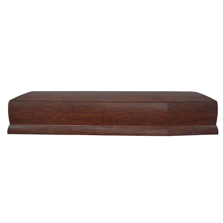 Vente en gros qualité européenne style bon marché Bois solide Paulownia Coffin pour Funérailles