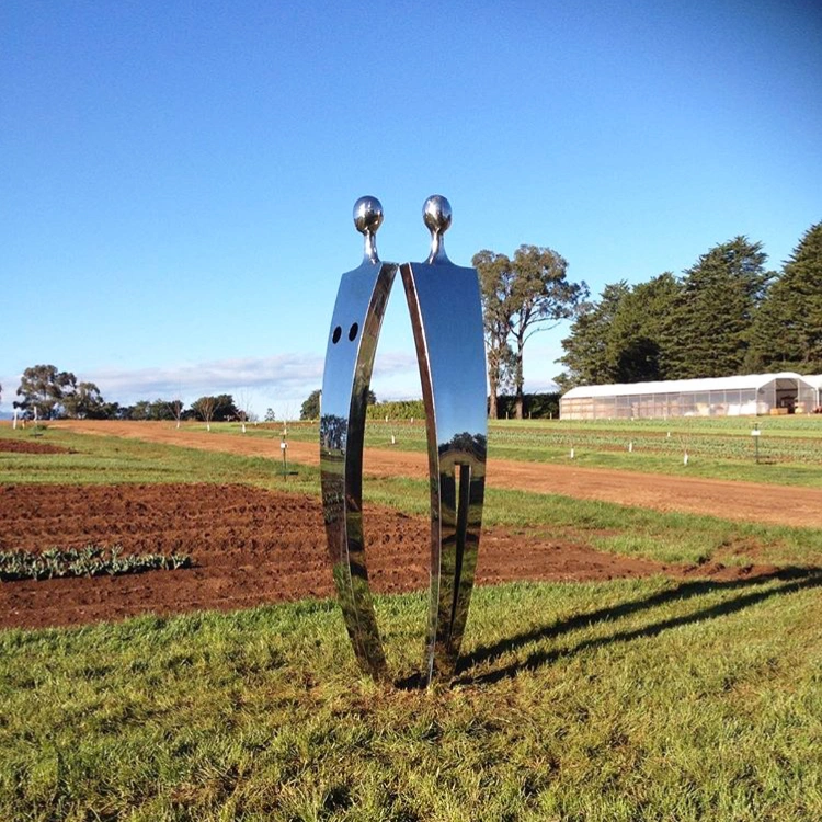 Famous Mirror Color Art Figure Mermaid Stainless Steel Sculpture by The Seaside