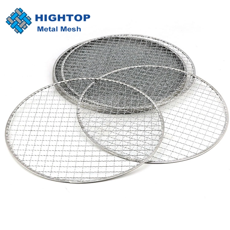 Cheap Steaming Cooling Barbecue Round BBQ Mesh Grill Stainless Steel Barbecue Net