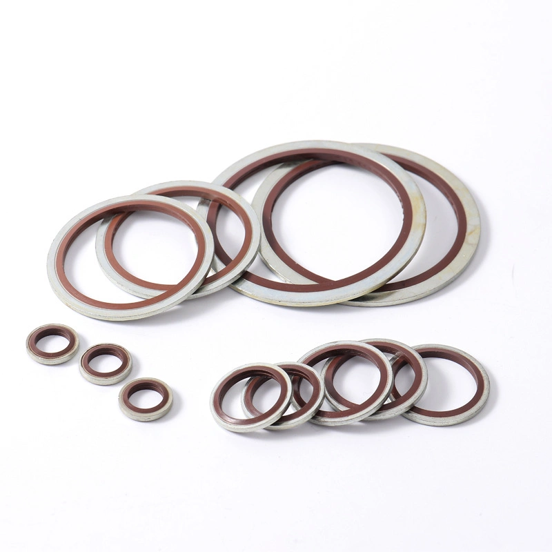 High Quality Stainless Steel Dowty Seal Gasket Galvanized NBR FKM Rubber Bonded Seal Washer