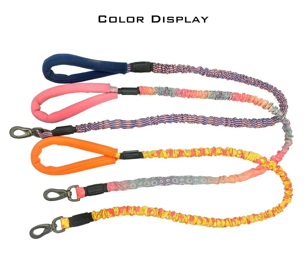 Qualidade de alta segurança Pet dever Non-Slip Correia Puxador de espuma estocada Dog Leash Suprimentos Pet