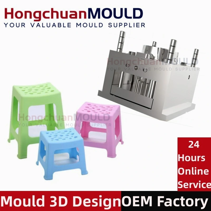 Plastic Stool Mold Household Adult Thickened Round Chair Injection Mould