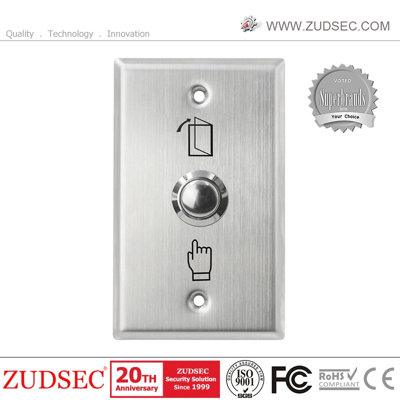 Push Button Access Control System with Durable Stainless Steel Plate