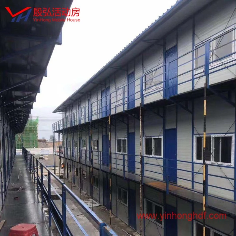 Modular Steel Structures Construction Site Temporary Office Commercial Prefabricated Metal Buildings