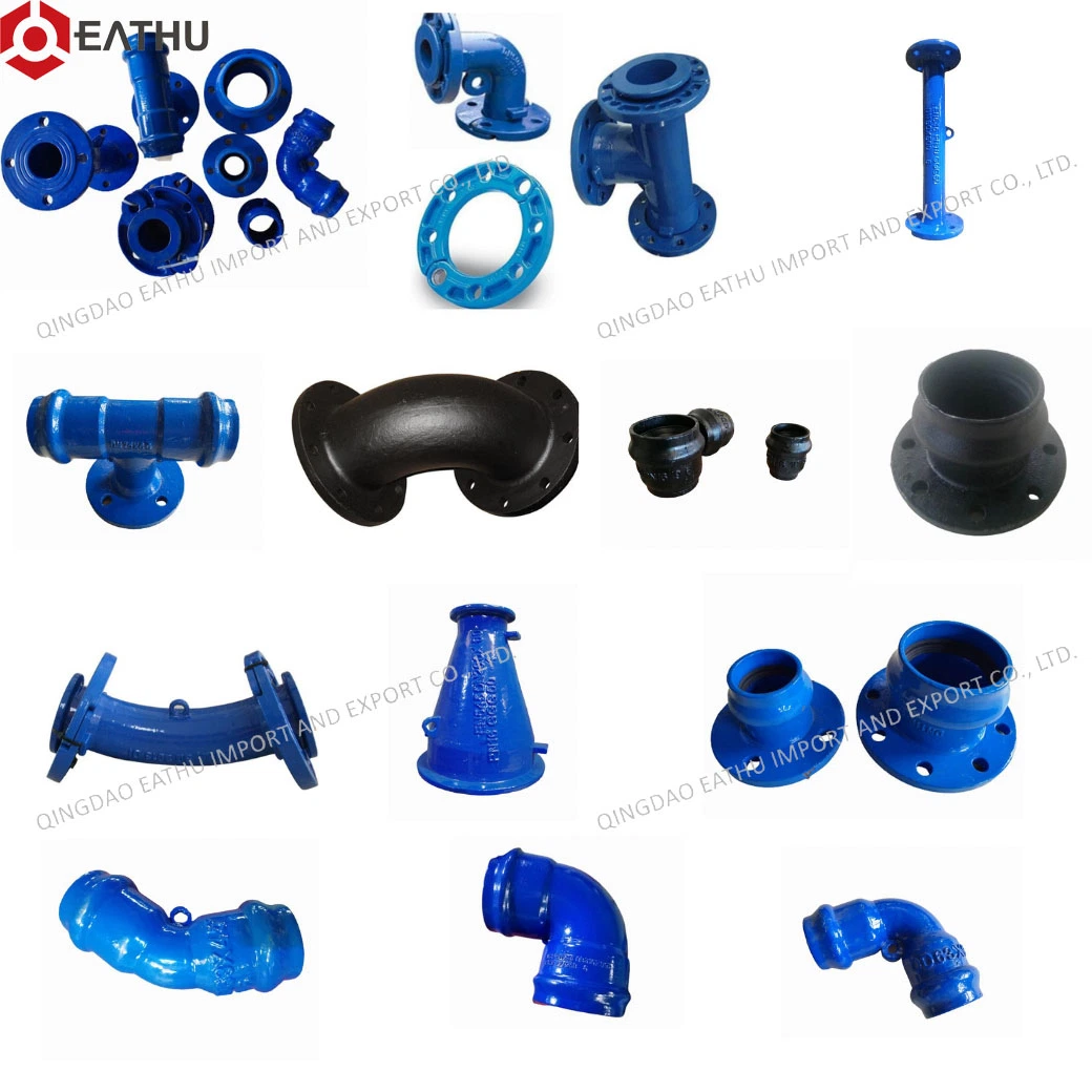 ISO2531 En545 En598 Zinc/Bitumen/Epoxy Ductile Iron Pipe Fitting for Water Supply