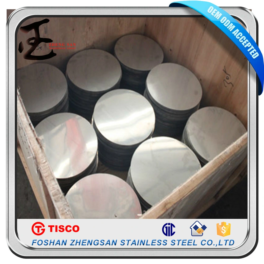 ASTM 201 Grade Stainless Steel Circle From Factory Direct Sale