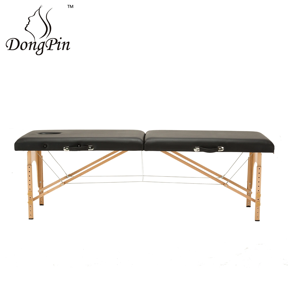 Beauty Equipment Stretcher Portable Massage Table Wooden and Foladbale