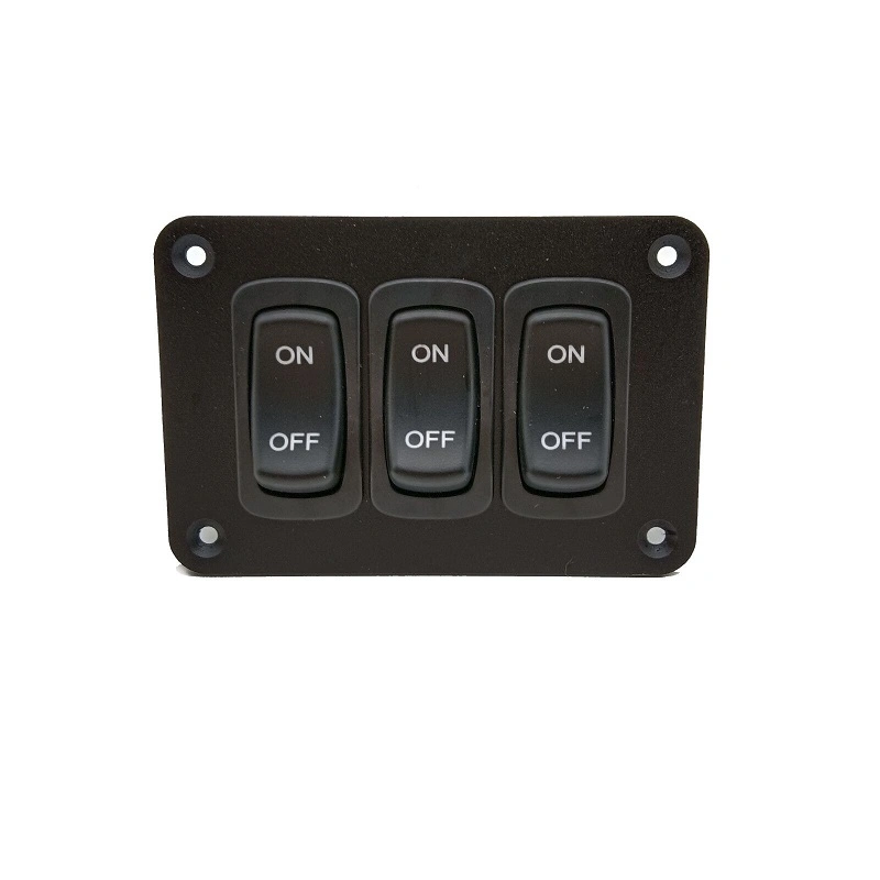 12 Volt Schakelpaneel 3 Gang on off Car Toggle Rocker Switch Panel for ATV UTV Boat Yacht