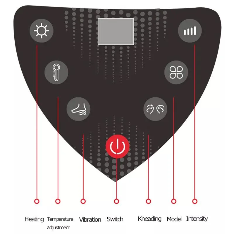 Good Price Electric 3D Infrared Shiatsu Air Compression Foot Massage