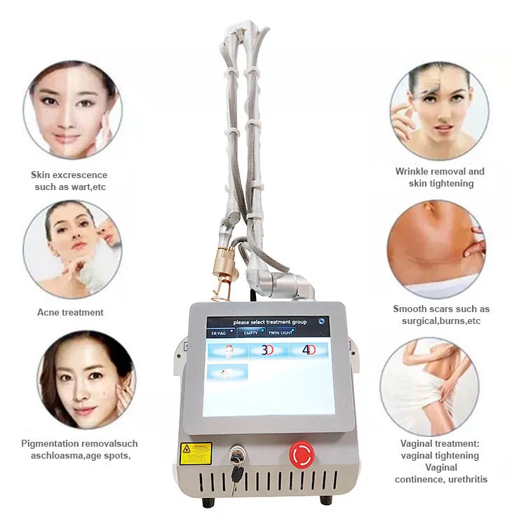 Portable láser de CO2 Fraccional tecnología de máquina de eliminación de cicatrices fraccional de CO2 fraccional de CO2 máquina láser facial