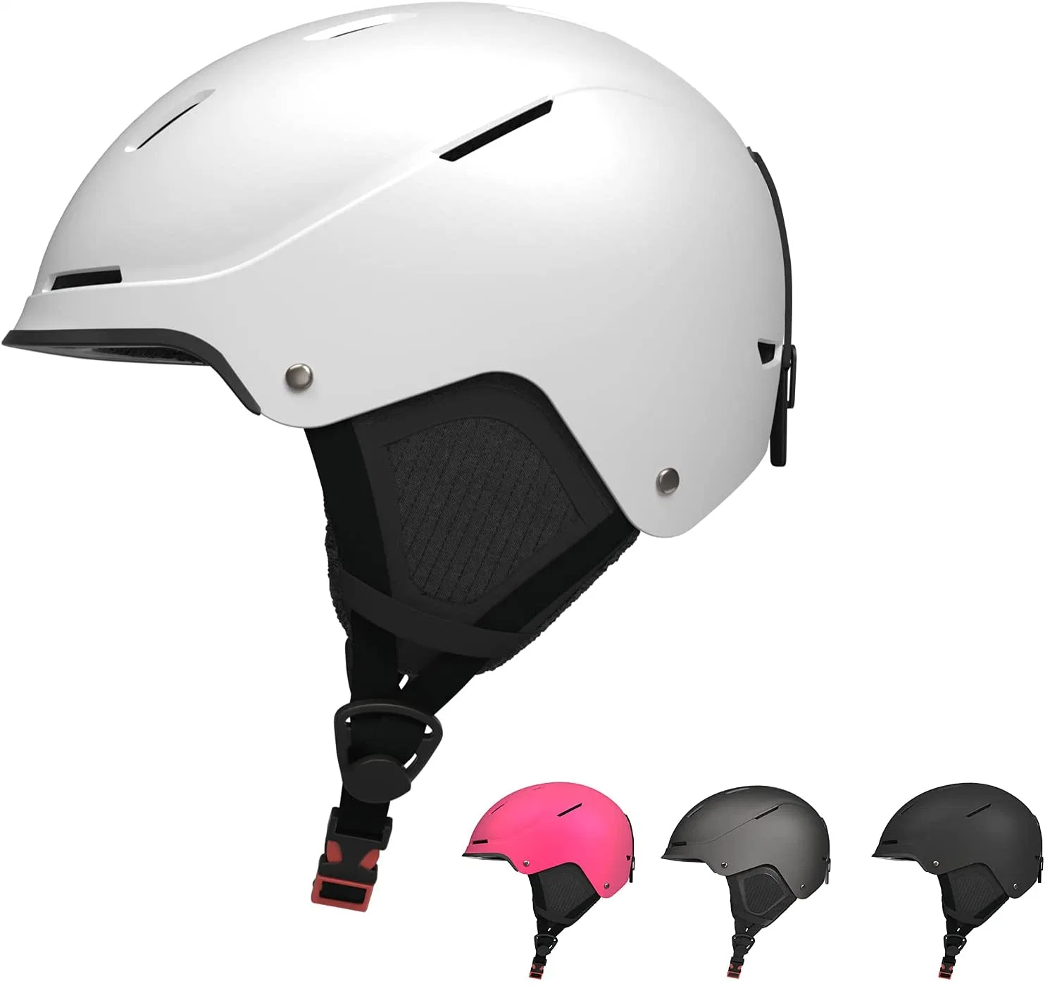 Brillenkompatible abnehmbare Liner- und Ohrpolster Ski/Schnee/Snowboard Helm für Männer Frauen Jugend