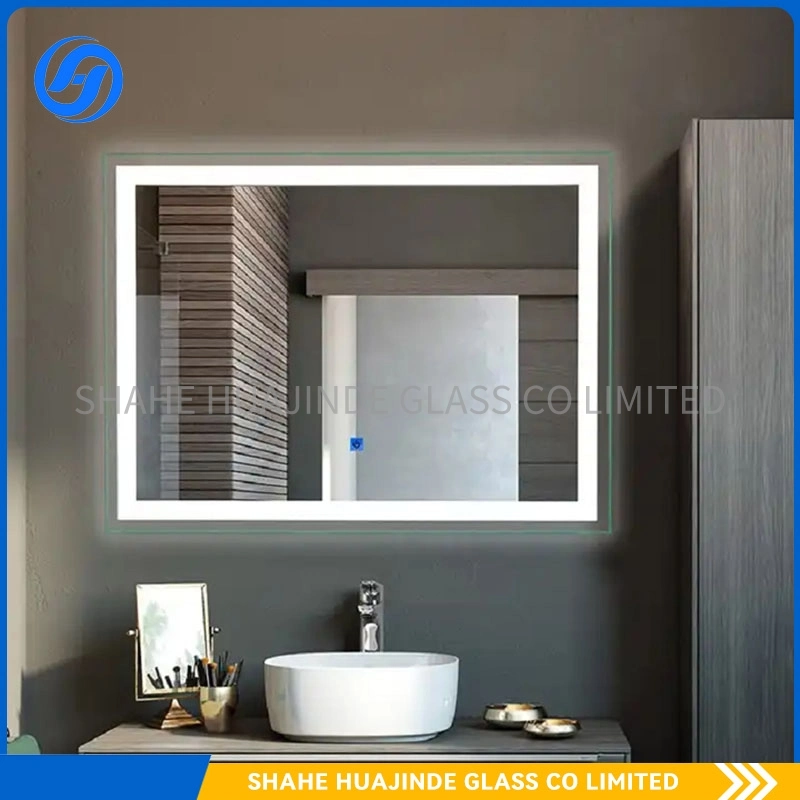 Wholesale/Supplier Modern Rear View Wall Mounted LED Mirror Touch Screen Oval Smart Bathroom Mirror for Bath