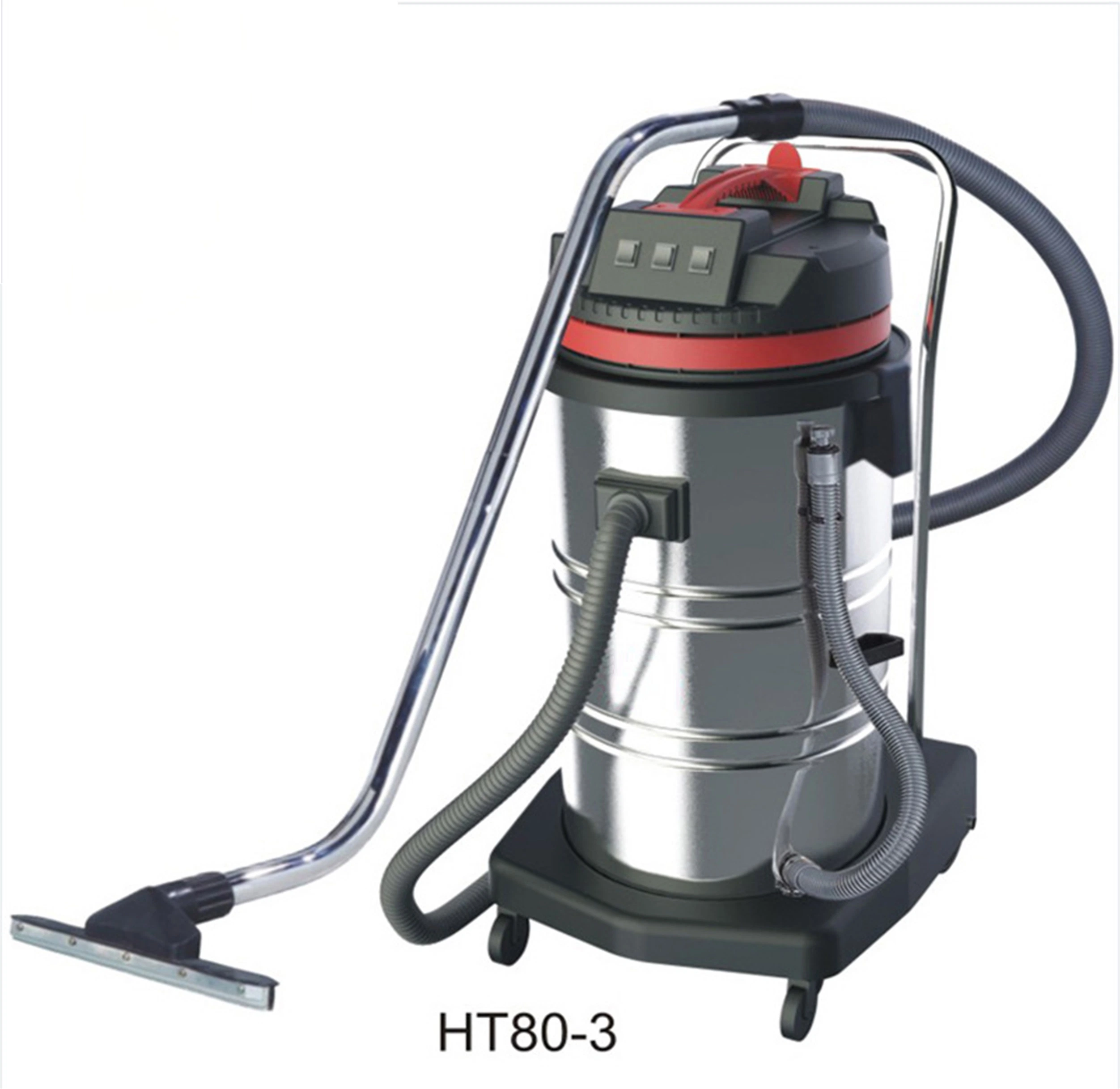 2000W 3000W 80L Stainless Steel Wet Dry Vacuum Cleaner