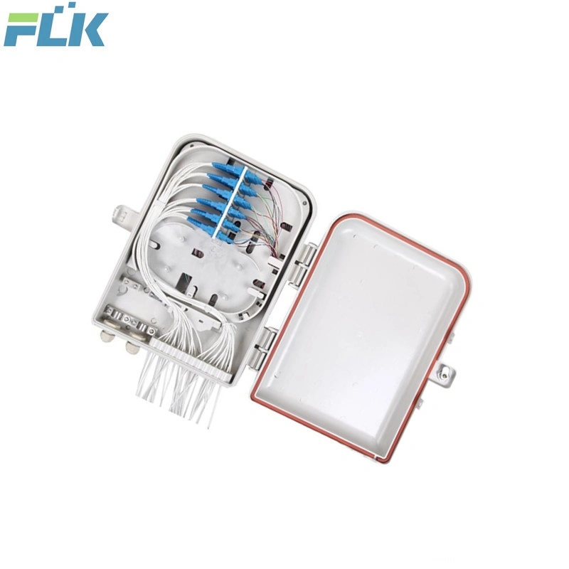 Ftts Waterproof Wall Pole Mounted Fiber Optic Distribution Box Access Network Enclosure Indoor/Outdoor Application