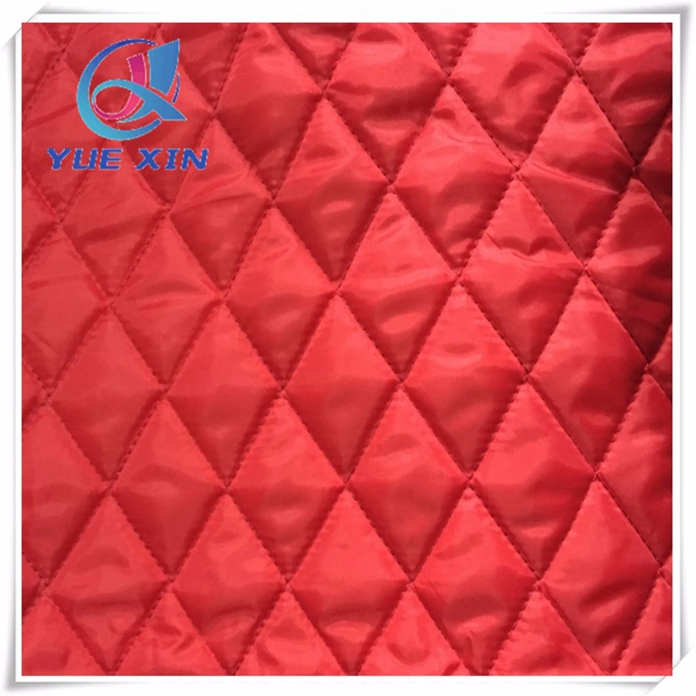 Quilted Padding Down Jackt Straight Line Quilted Fabric/Padded Polyester Taffeta