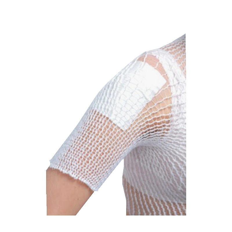 L'étirement médical en polyamide de haute qualité de la tête de bandages élastiques filet tubulaire