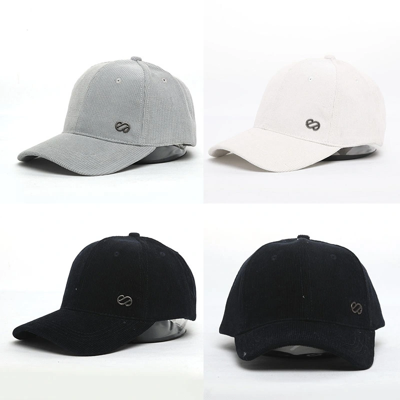 Corduroy Fabric Baseball Sports Caps Spring Autumn Camp Hats