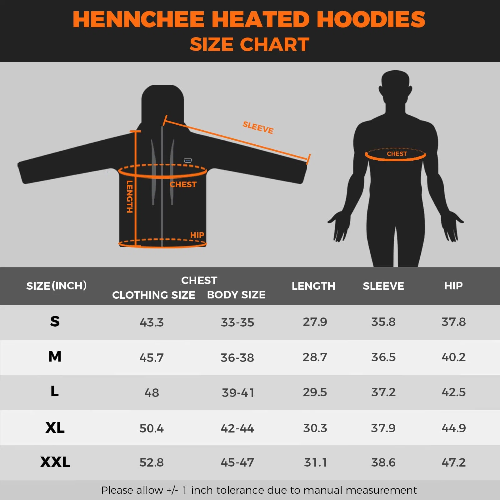 Hoodies Zip chauffé jusqu'Phoque à capuchon sweat-shirts unisexe veste de chauffage pour la chasse de la pêche