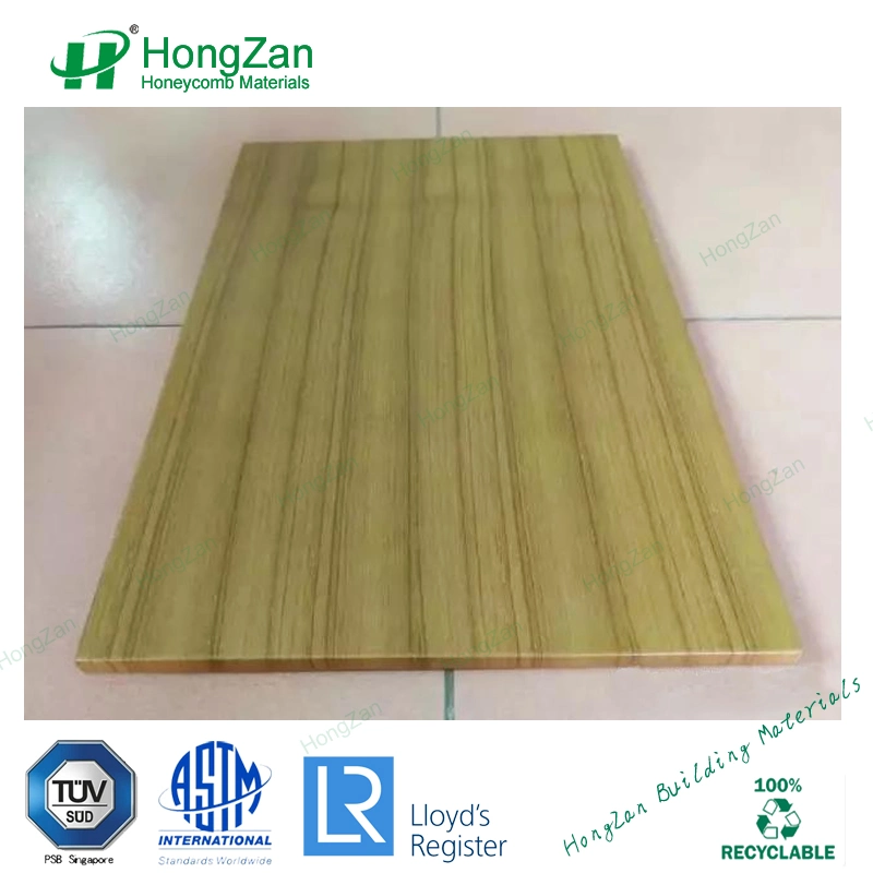 Wood Grain Aluminum Honeycomb Panel for Decorative Wall