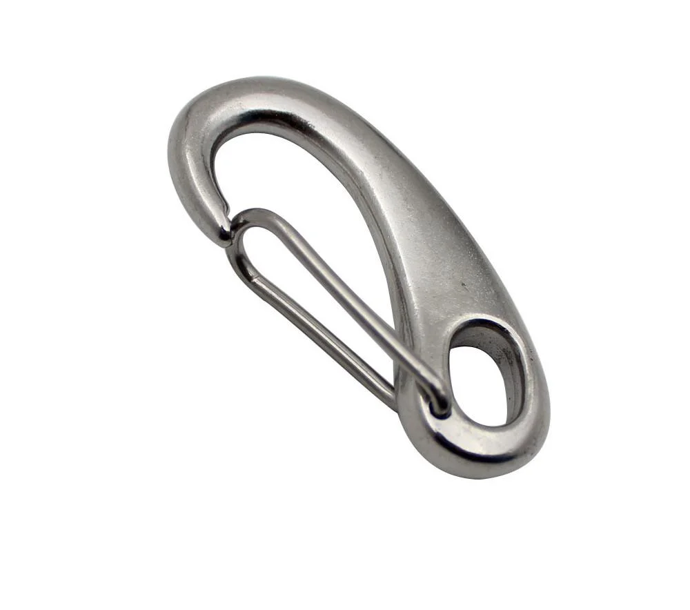 Newest Sale Marine Hardware Stainless Steel Boat Accessories Precision Casting Egg Shape Spring Hook