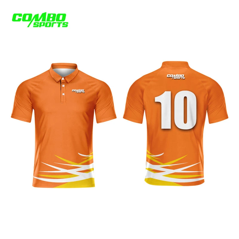 Wholesale Sublimation Digital Printing Cricket Jersey Custom Logo Design Heat Transfer Cricket Jersey