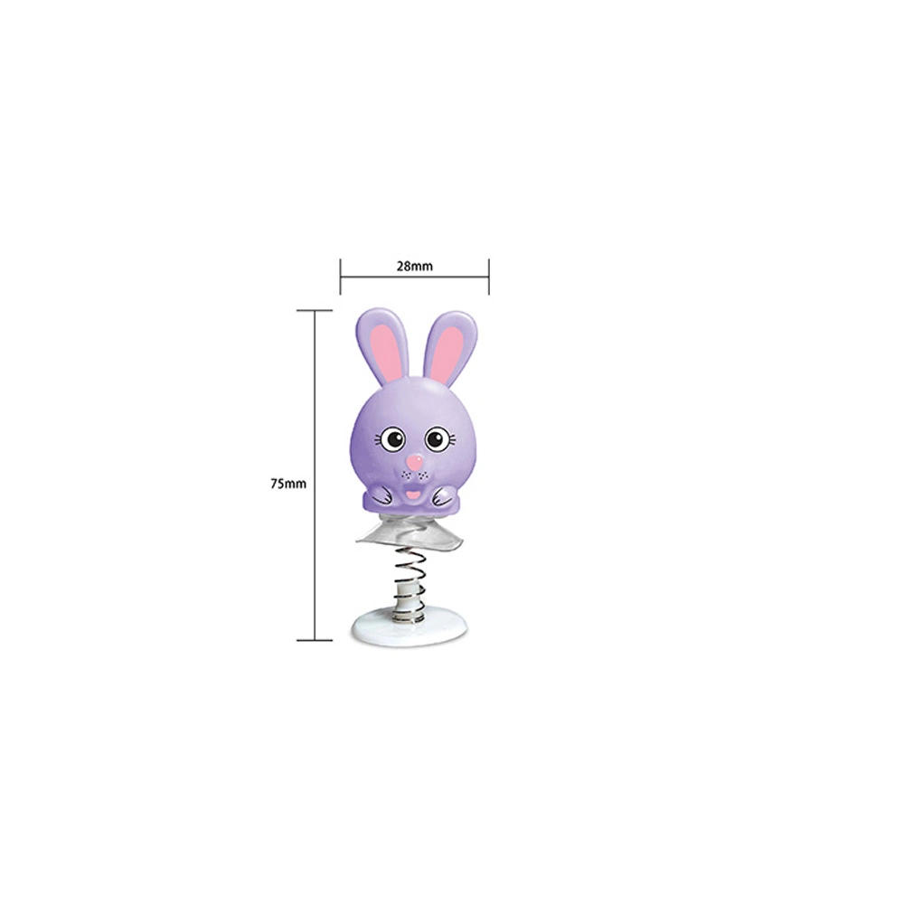 Vending Capsule Easter Bunny Plastic Small Jumping Animal Rabbit Toys for Kids
