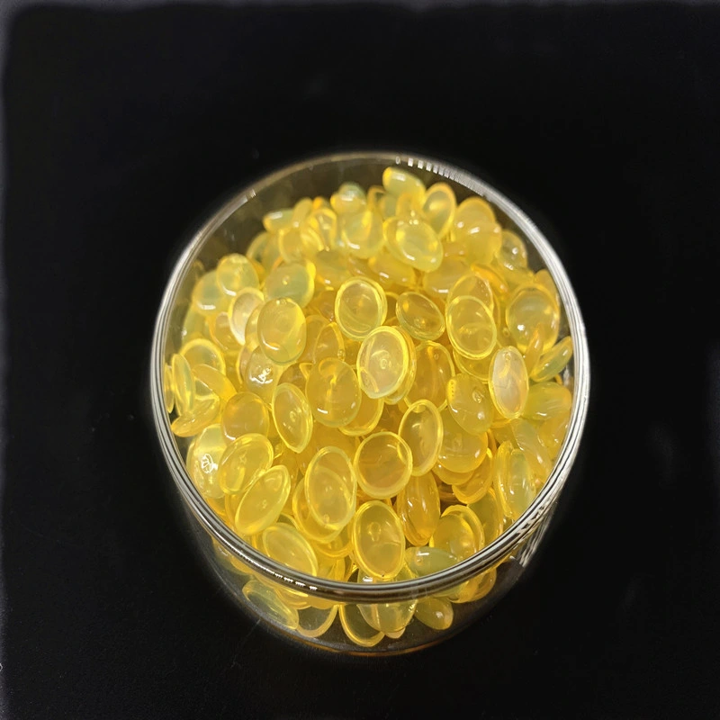 Résine de polyamide solide jaune clair à finition brillante pour l'encre d'impression en héliogravure.