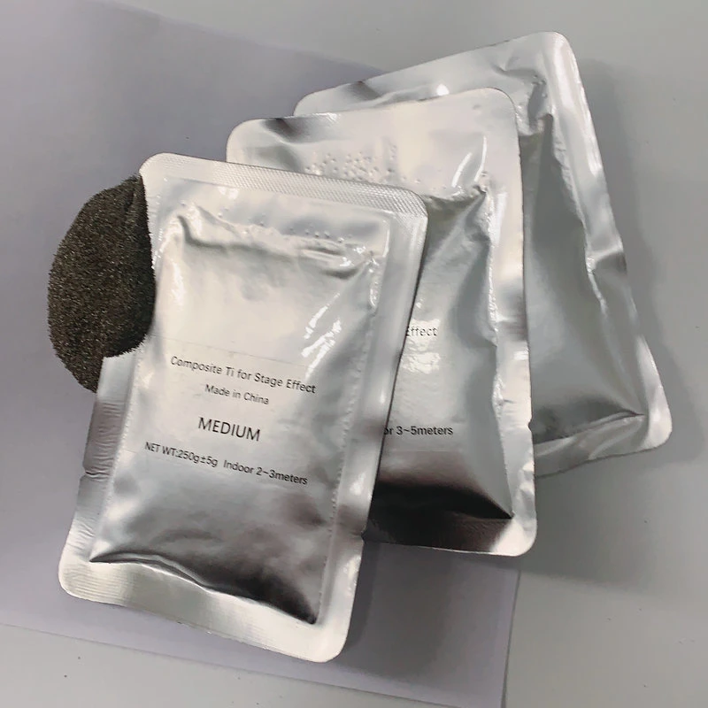 USA Stock Titanium MSDS Composite Ti Powder for DMX Sparkular Machine