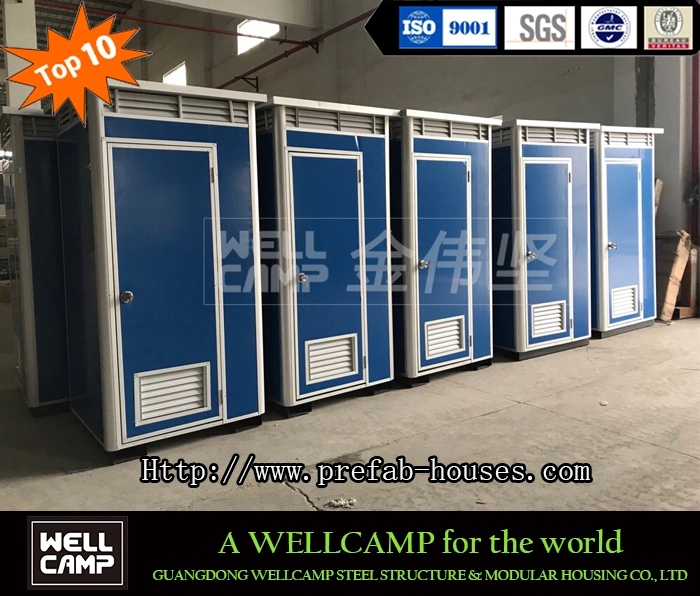 Wellcamp Económico EPS exterior Sitio móvil WC unidades individuales con Inodoro y cuenca