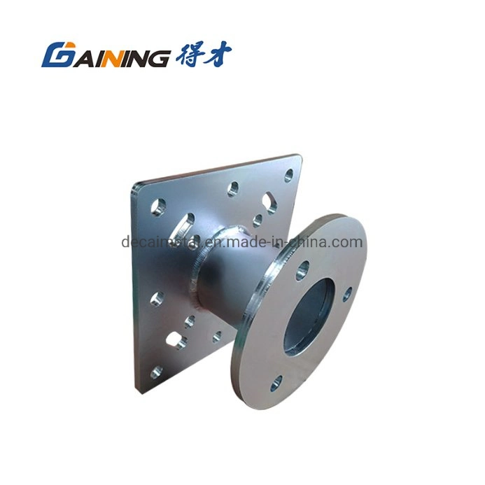 Custom Galvanized Steel Zinc Plating Sheet Metal Tube Assembly Welding Parts