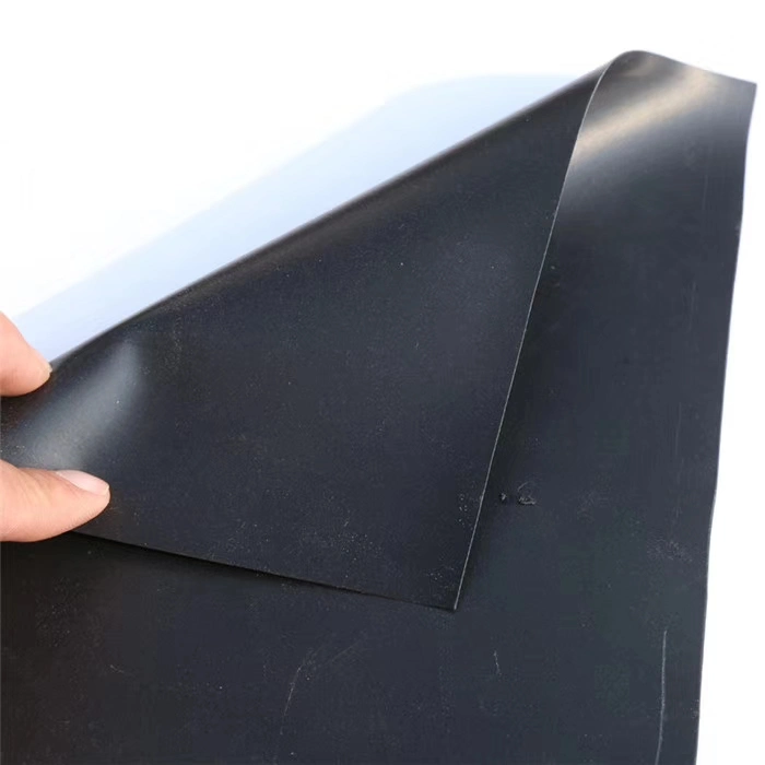 0.5mm 0.75mm Black Film Smooth Surface HDPE Geomembrane for Water Tank Swimming