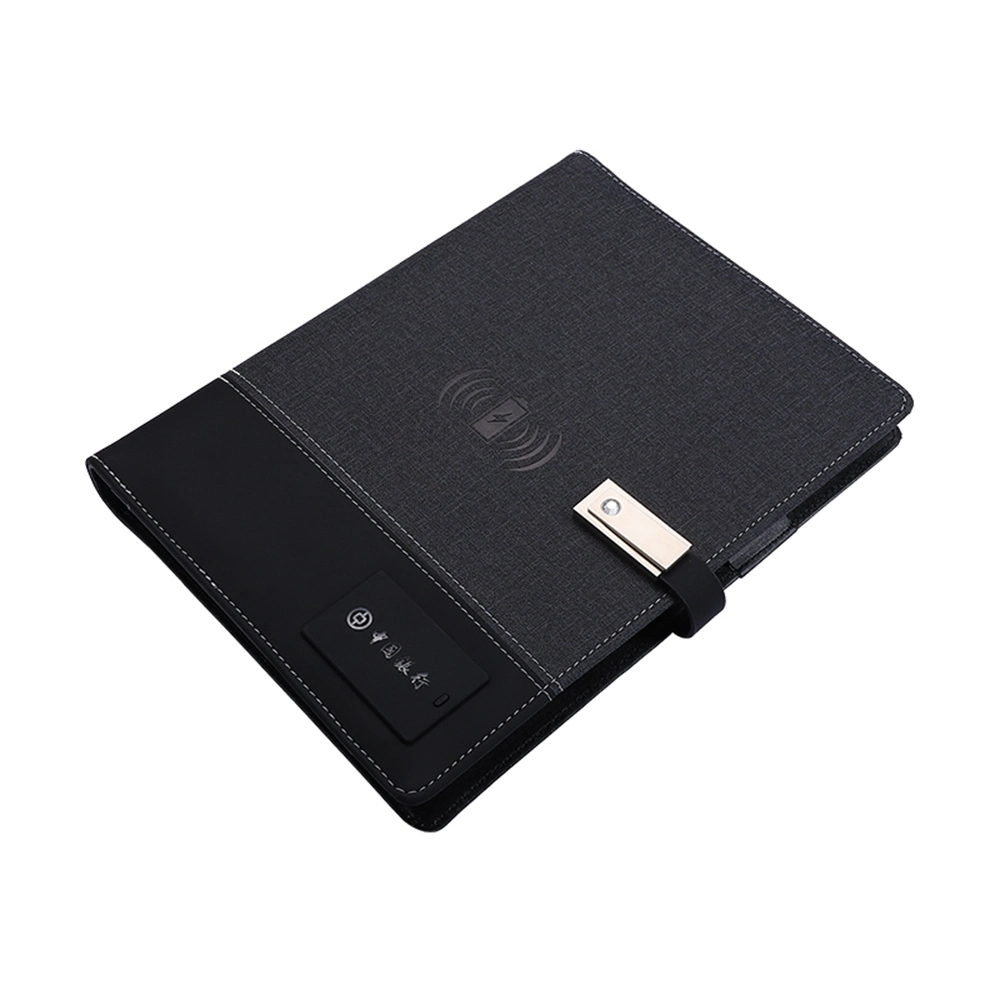 LED Brand Promotional Gift 8000mAh Power Bank Wireless Charger Flash Drive Notebook