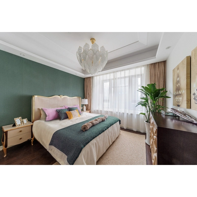 Madera de teca chino Hotel adivinar Habitación doble Apartamento con muebles Sofa muebles