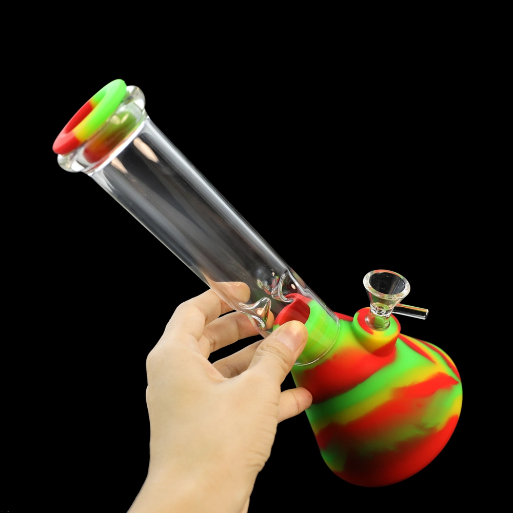 8-Inch Large Beaker Glass Water Pipe Set Wholesale/Supplier Price Smoking Glass Pipe