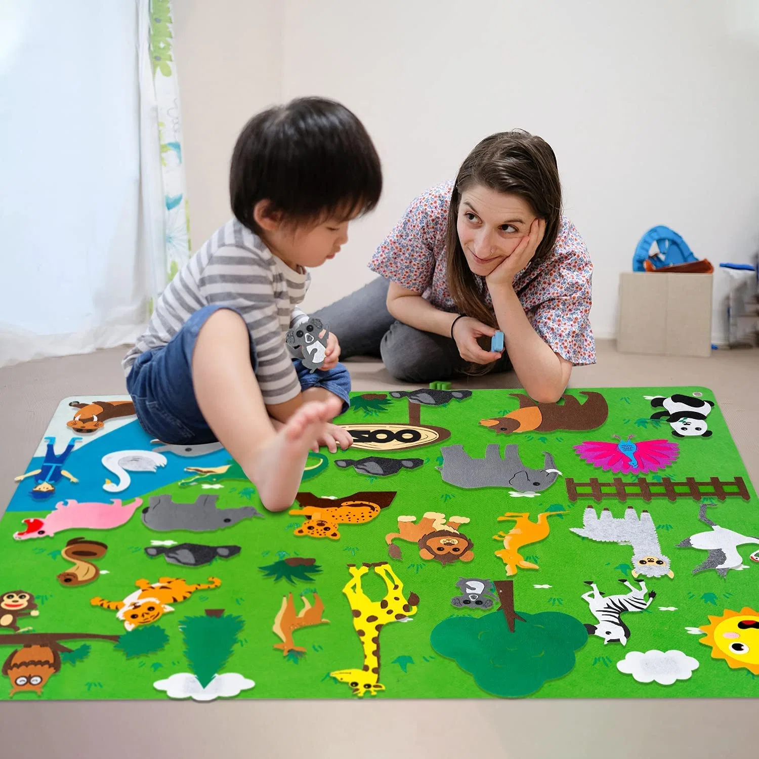 برنامج تعليم مخصص لشركة OEM لوحة Montessori Toys التي تشعر بأنها مشغولة