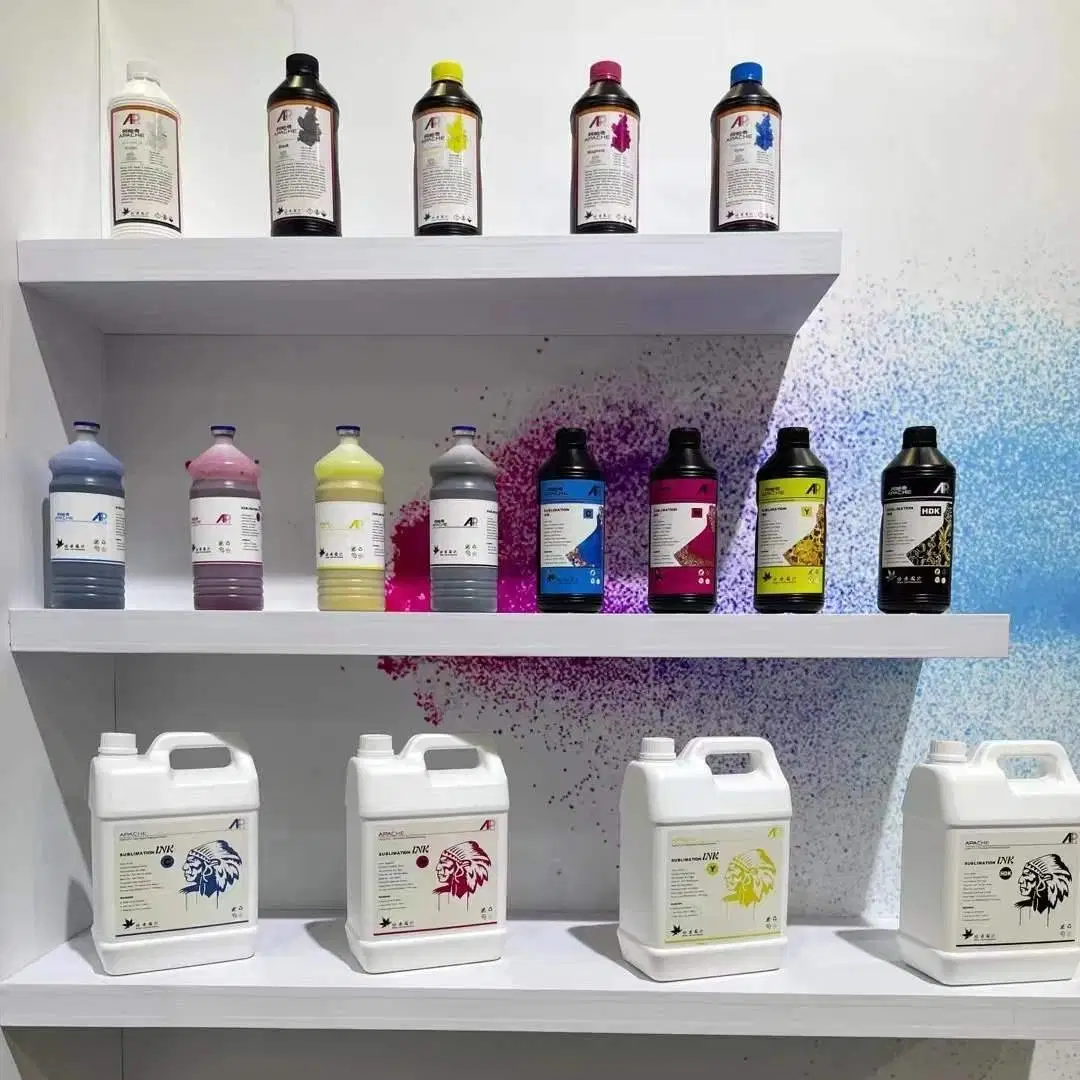 Reliable Apache Sublimation Dye Ink - 100ml for Digital Textile Printing