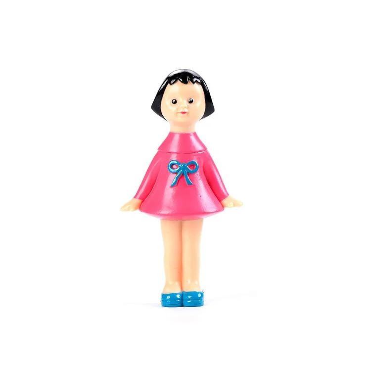 Figurines de jeu cadeau de promotion en plastique personnalisées pour petite fille