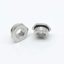 High Precision Mechanical Machining Turned Parts Nickel Plated Hex Nuts
