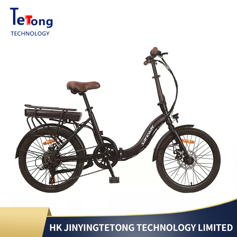 Folding Electric Bike 20 Inch Steel Frame Cheaper Foldable Electric Bike with CE Certificate for EU Market Men and Women Adult Electric Bike