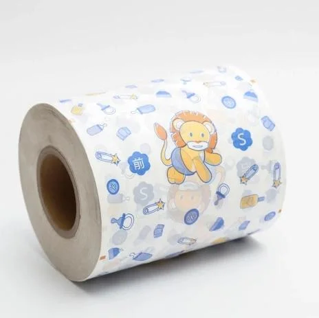 Soft Diaper Backsheet Color Printed Embossed Stretch Packaging Breathable PE Casting Film