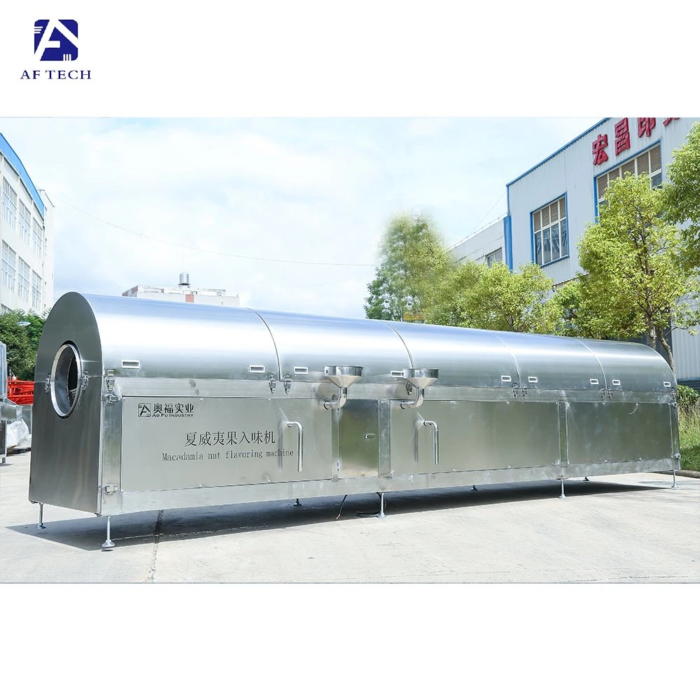 Frequency Control Hawaiian Fruit Continuous Flavor Coating Liquid Mixing Snack Equipment