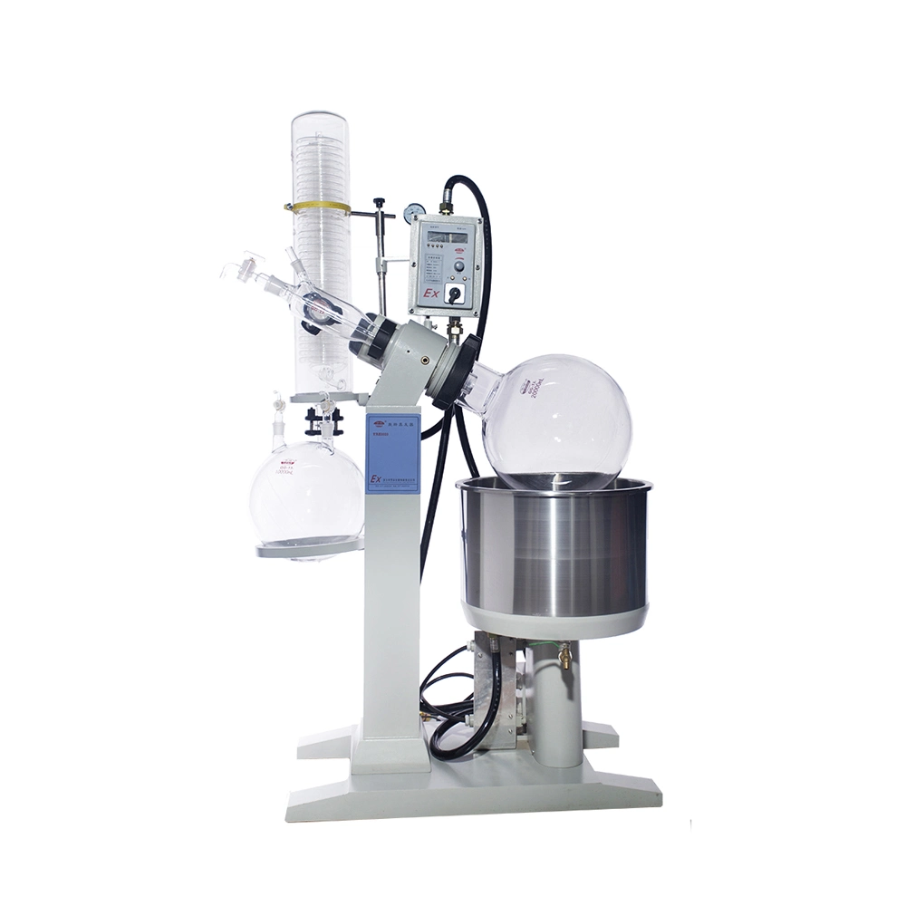 Motor Lifted 50 L Rotary Evaporator Extraction Equipment Ethanol Evaporator