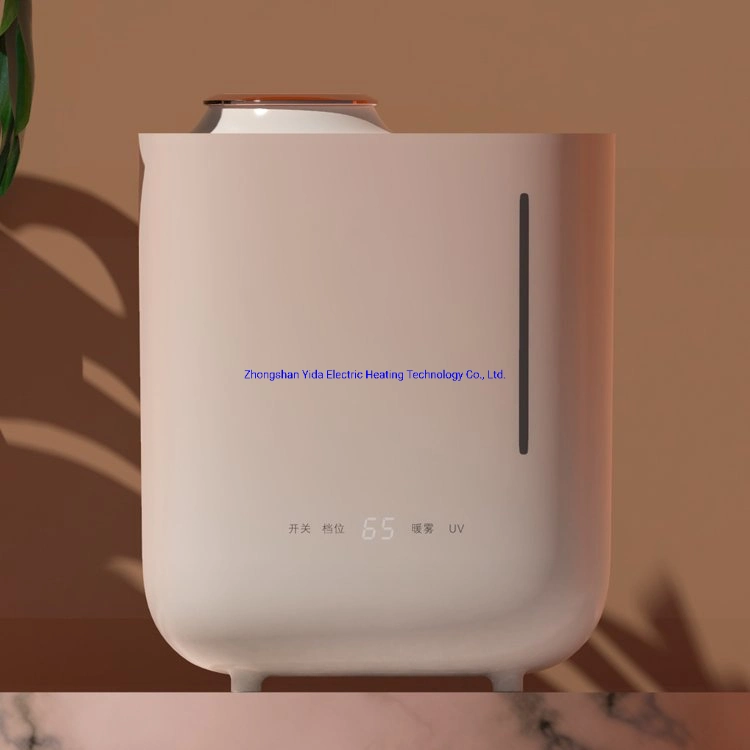 Factory Supply 5.0L Warm Mist Humidifier Top Filling Digital Control UV Lamp Humidifiers Steam Humidifier