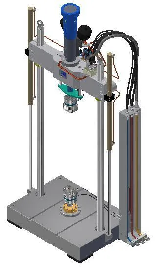 Sdz0025 ماكينة اختبار المطاط المركب الكهروهيدروليكي Servo Dynamic (الكلال) المادة