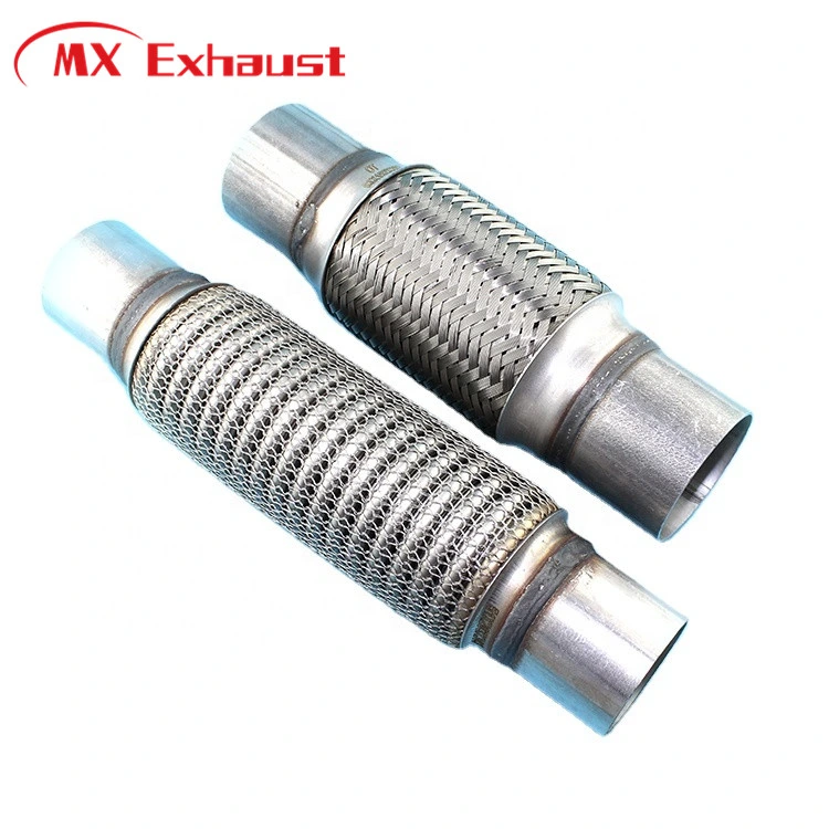 Mx Exhaust Flexible Bellow Pipe with Nipples Stainless Car Parts Exhaust Flexible Pipe Muffler Corrugation